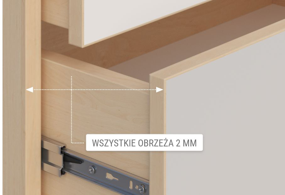 Obrzeża 2 mm