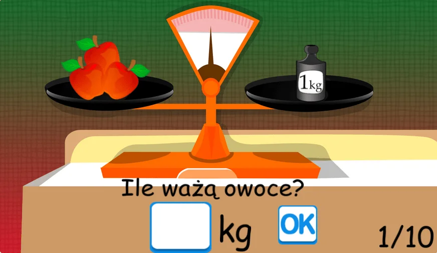 EduProgramy - Moduł matematyczny - ważenie i liczenie