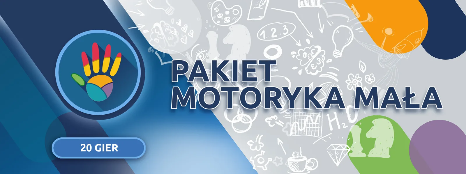 FunFloor Pakiet Motoryka Mała - 20 gier, widok od frontu