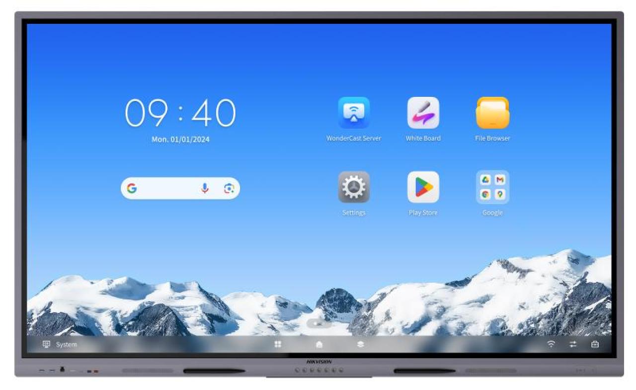 Monitor interaktywny Hikvision 86 cali w pracowni szkolnej