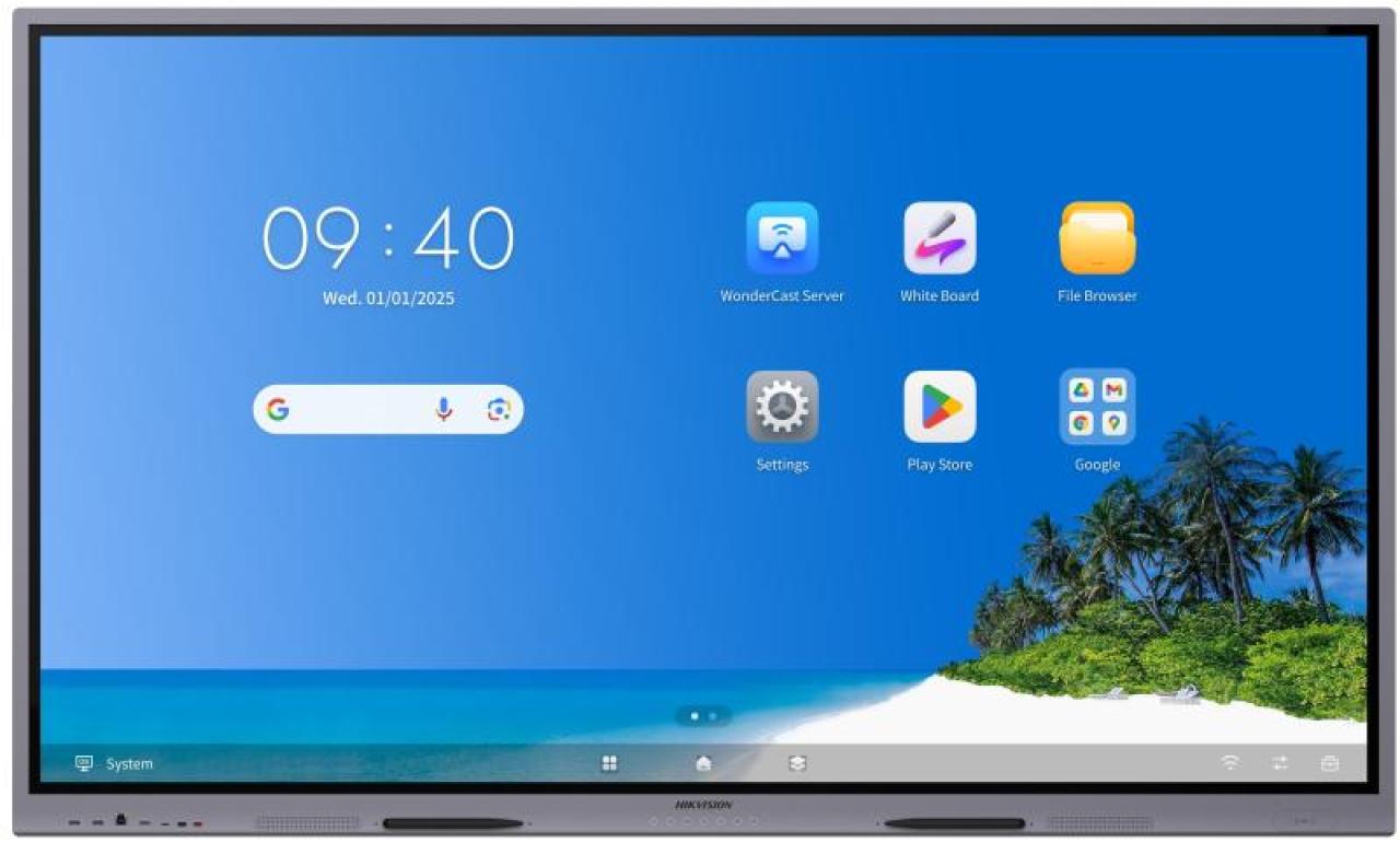 Monitor Interaktywny Hikvision PERFORMANCE G2 DS-D5B75RB/EP 75 cali Android 16 z certyfikatem Google - EDLA - widok produktu