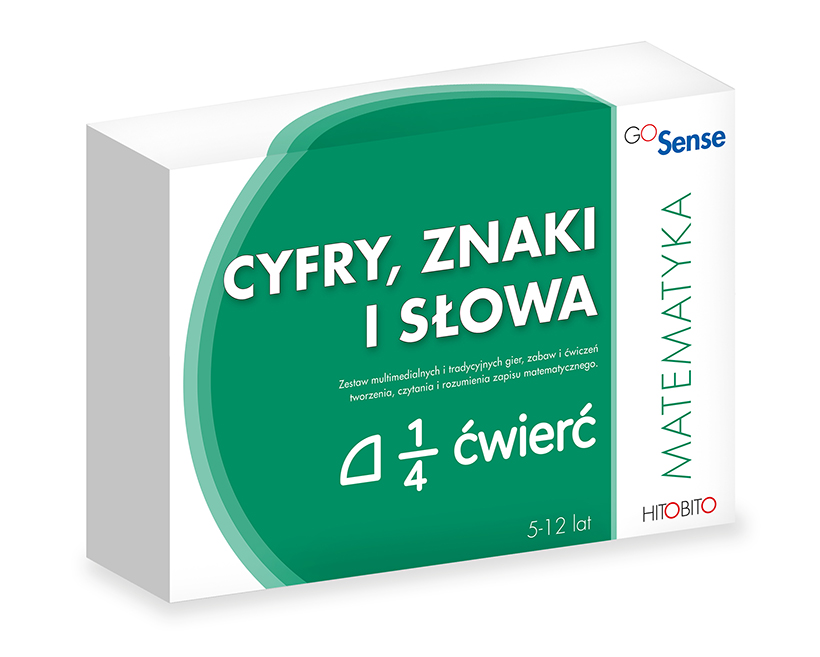 GoSense Cyfry, znaki i słowa - opakowanie od frontu