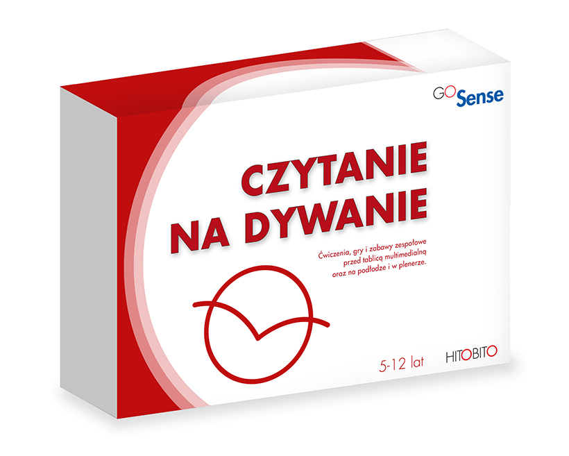 GoSense Czytanie na dywanie - pudełko programu, widok od frontu