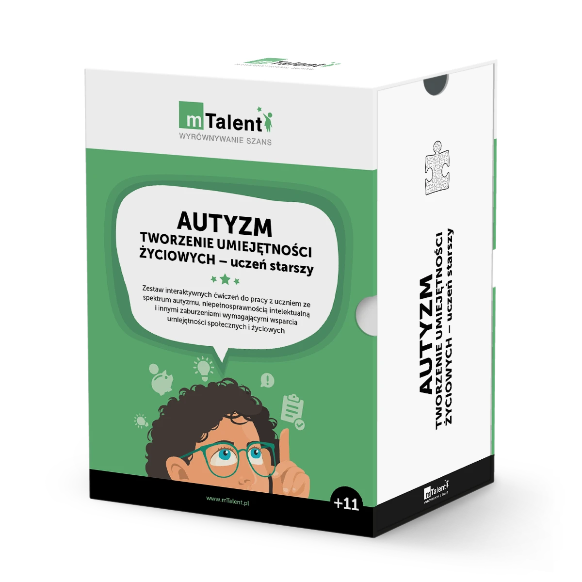 Zestaw programowy mTalent Autyzm z dołączonym tabletem