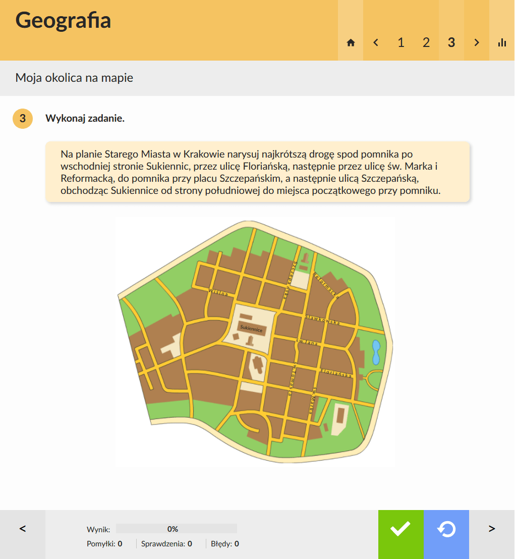 eduPaka Geografia 5-8 - zrzut ćwiczenia 3