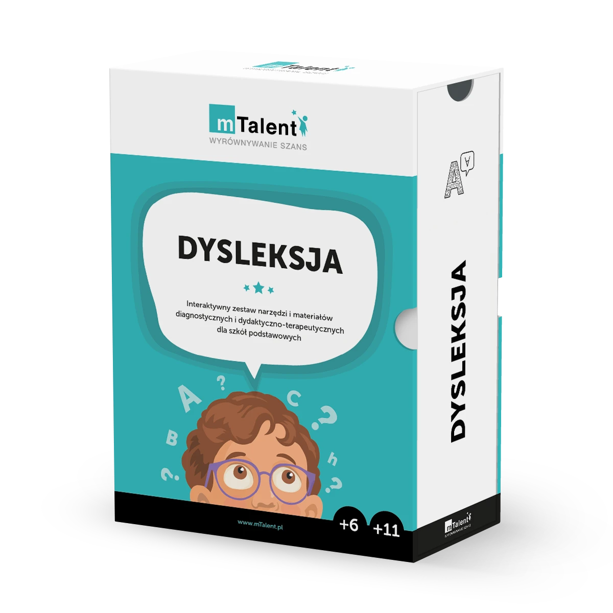 mTalent Dysleksja - zestaw diagnostyczno-terapeutyczny dla szkół podstawowych - opakowanie