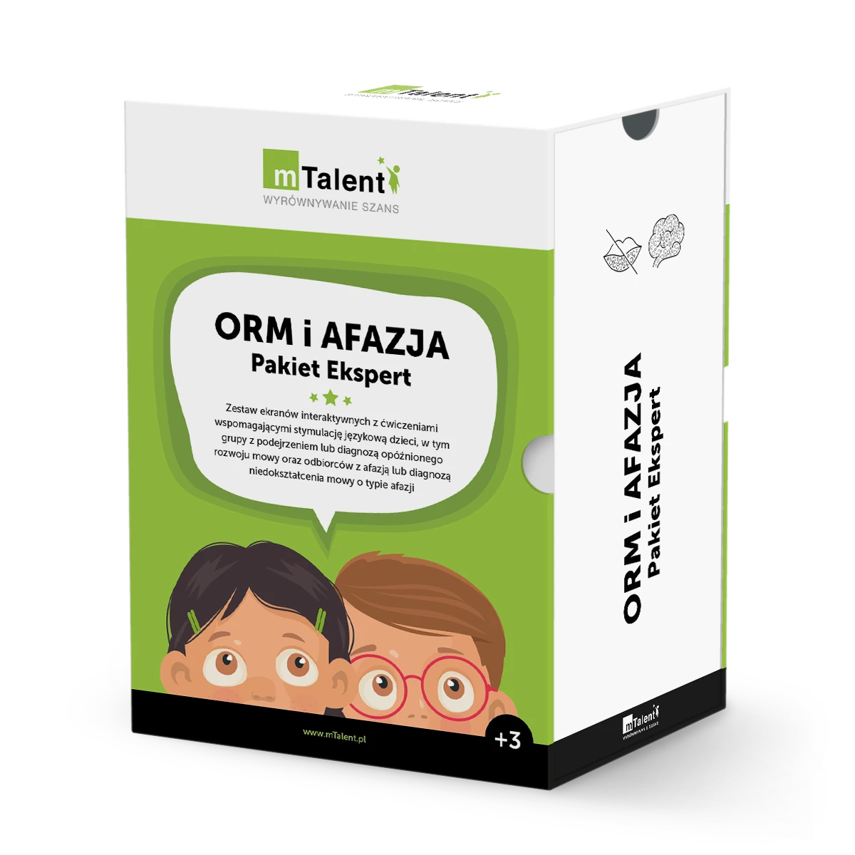 mTalent ORM i Afazja - Pakiet Ekspert - okładka pudełka