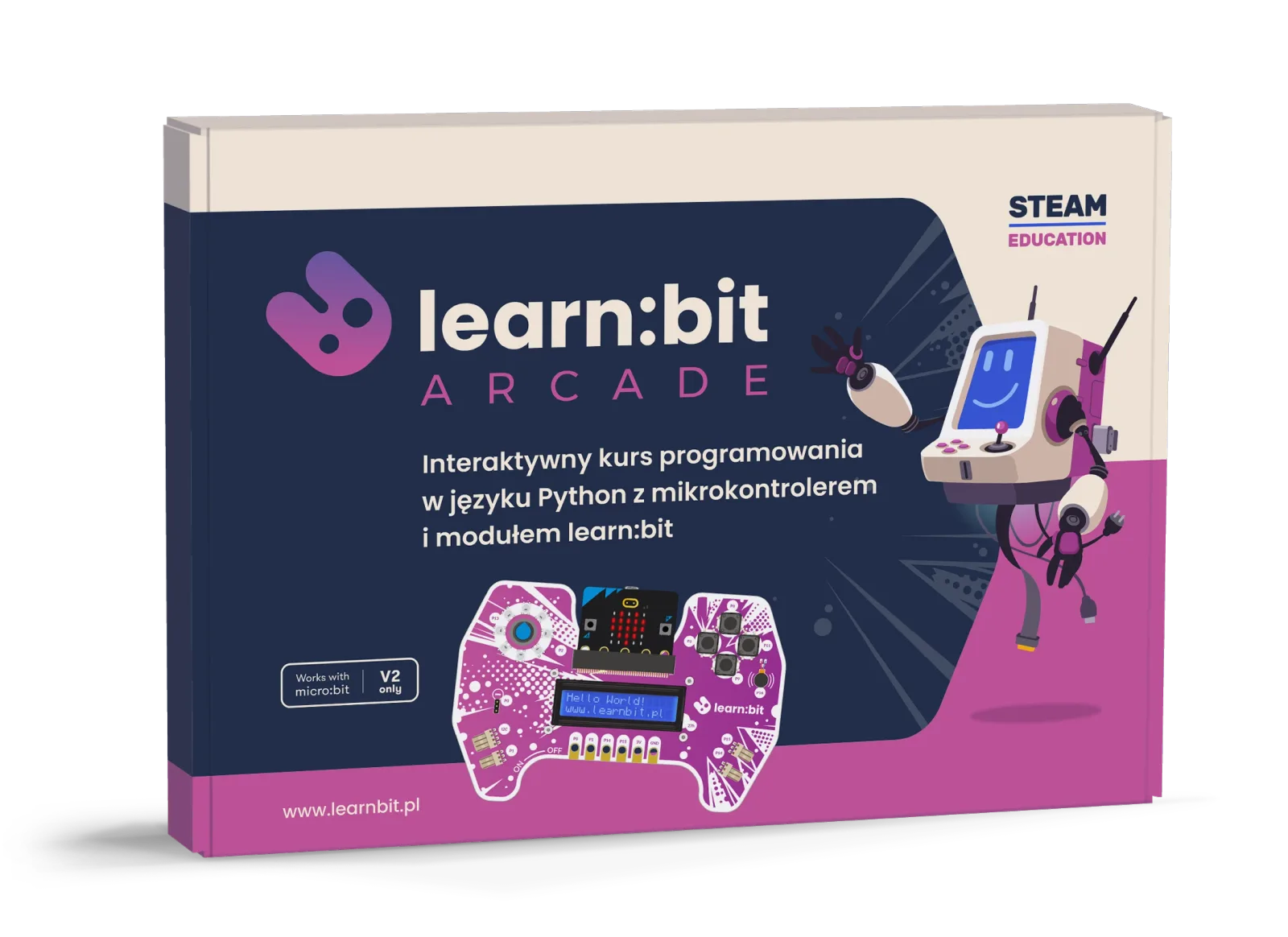 Zestaw klasowy do nauki programowania Python learn:bit Arcade