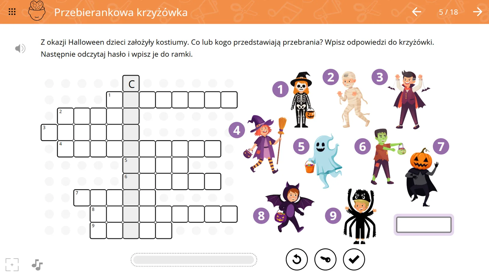 mTalent Terapia na co dzień - przykładowy ekran pracy z tekstem