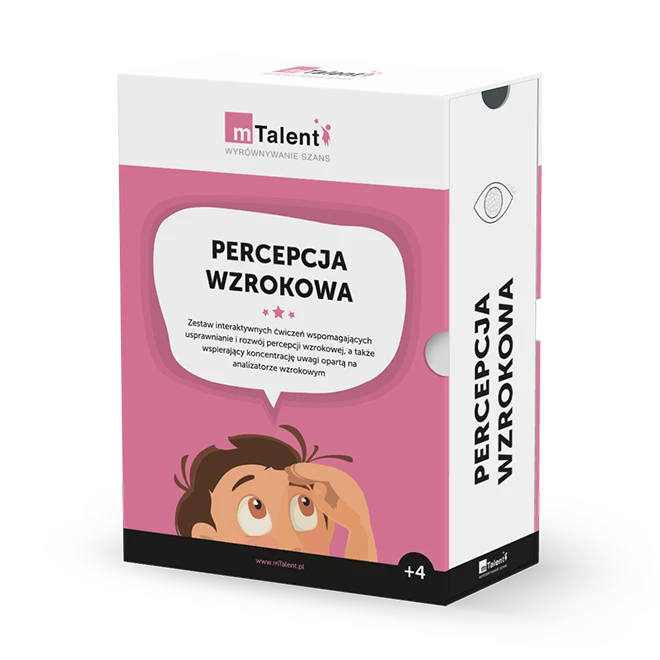 mTalent Percepcja wzrokowa - opakowanie programu