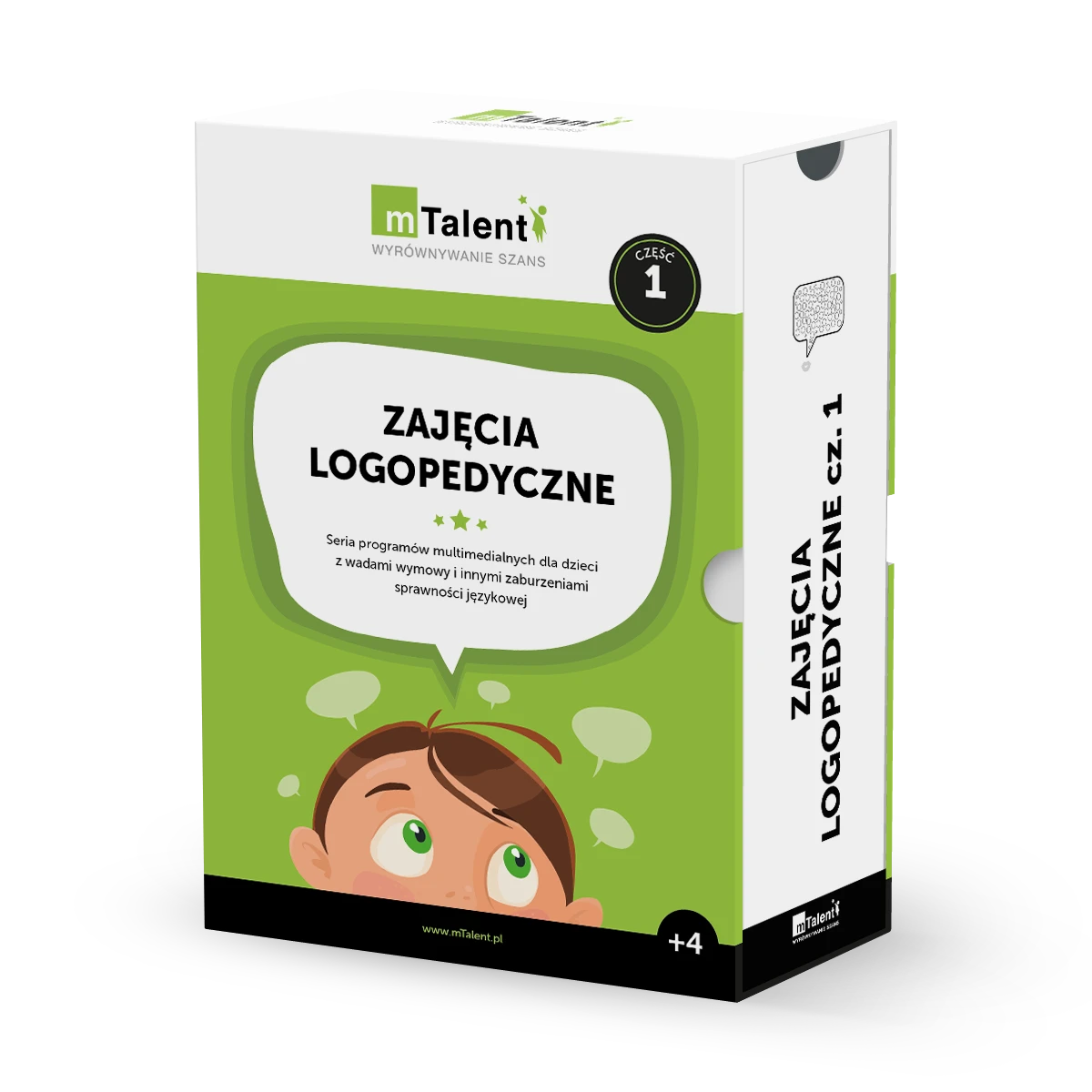 mTalent Zajęcia logopedyczne cz. 1 - pudełko programu