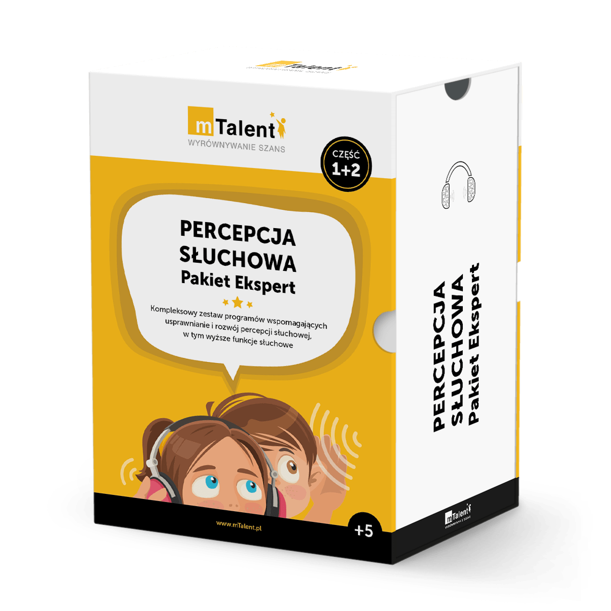 mTalent Percepcja słuchowa Pakiet Ekspert - pudełko programu