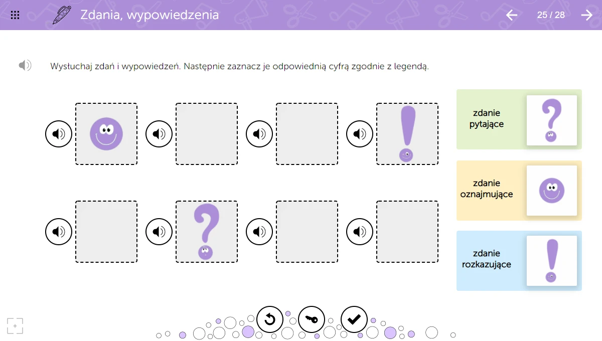 mTalent Potrafię. Obszar polonistyczny - zrzut ekranu ćwiczenia 2