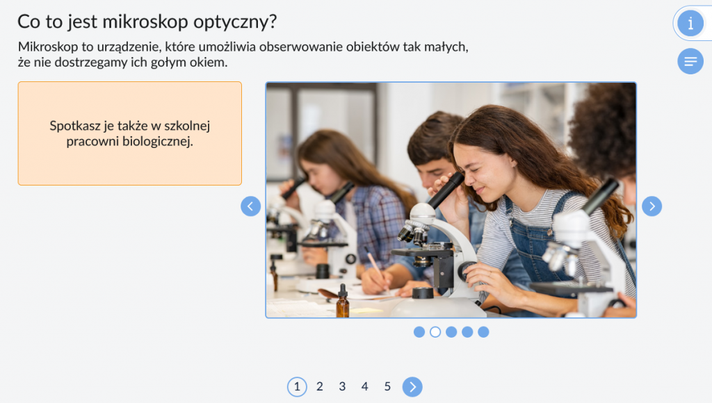 Maszyny wokół nas - ekran Co to jest mikroskop optyczny