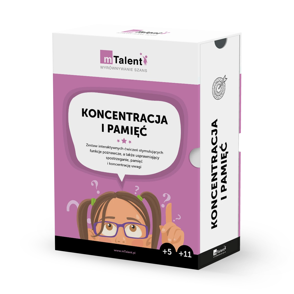 mTalent Koncentracja i pamięć - pudełko programu od frontu