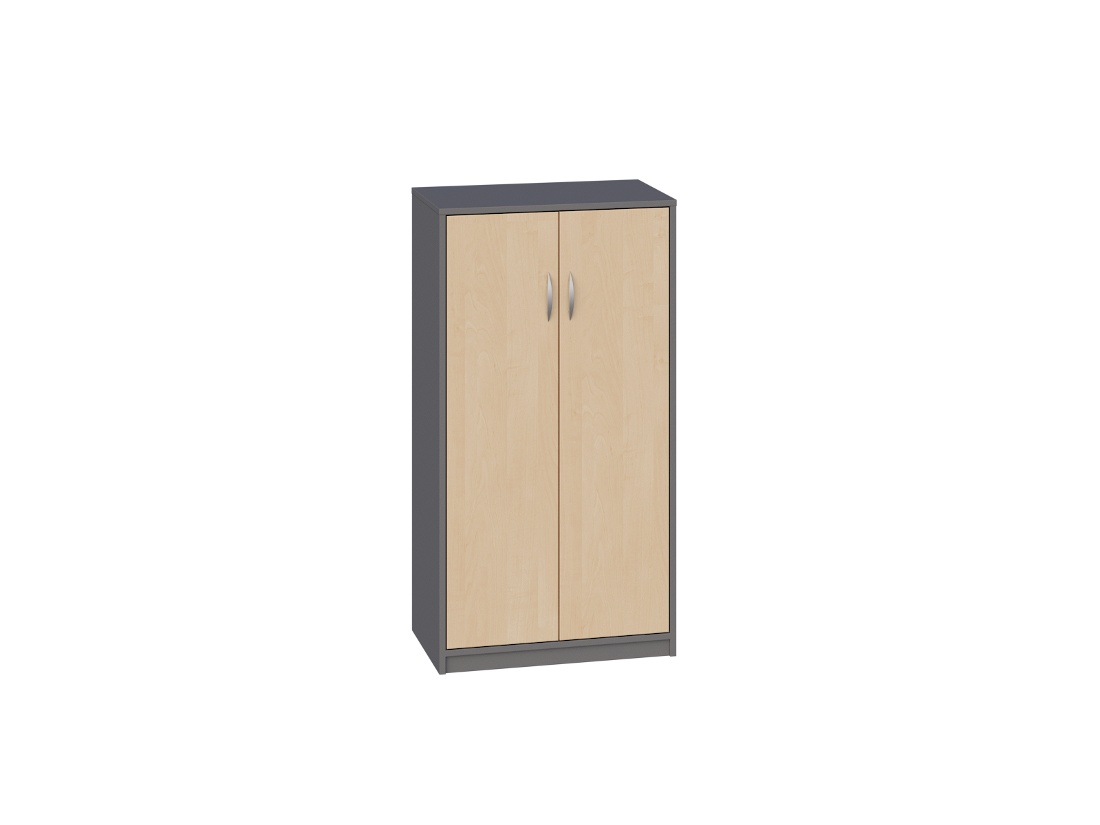 Szafka szkolno-przedszkolna Ultra 208 - korpus stalowy, front brzoza