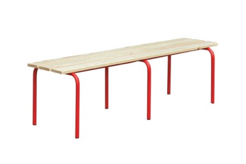 Ławka korytarzowa fi 25 bez oparcia płyta - widok ogólny