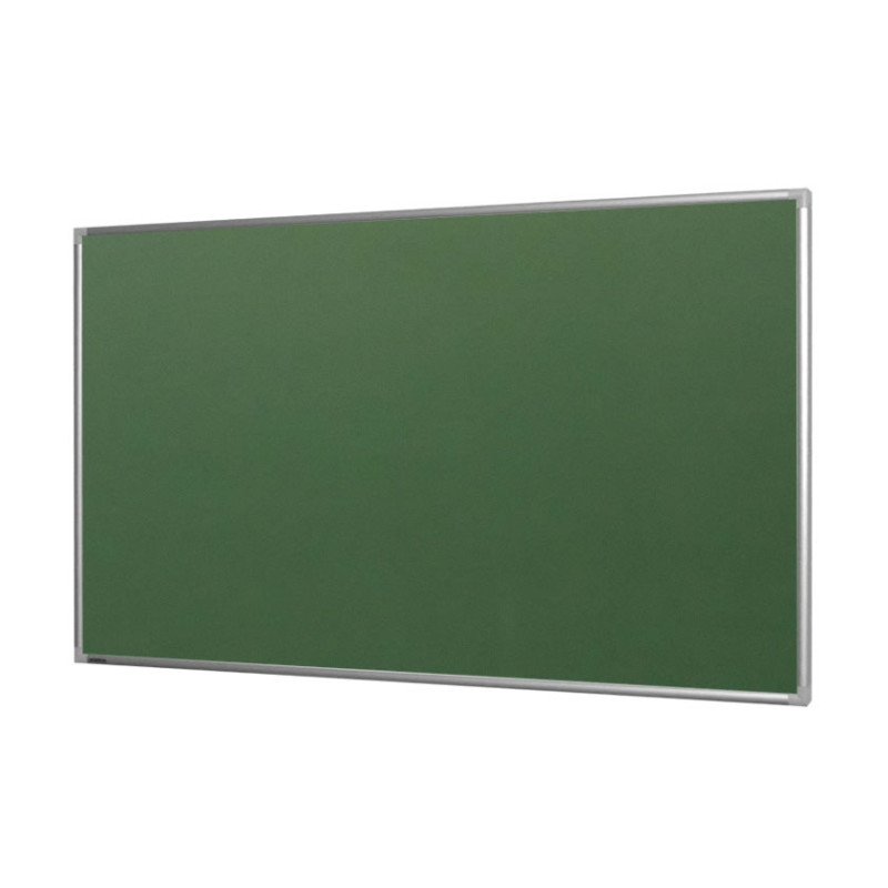 Tablica magnetyczna zielona TAZ 100x200 cm w ramie aluminiowej - widok od frontu