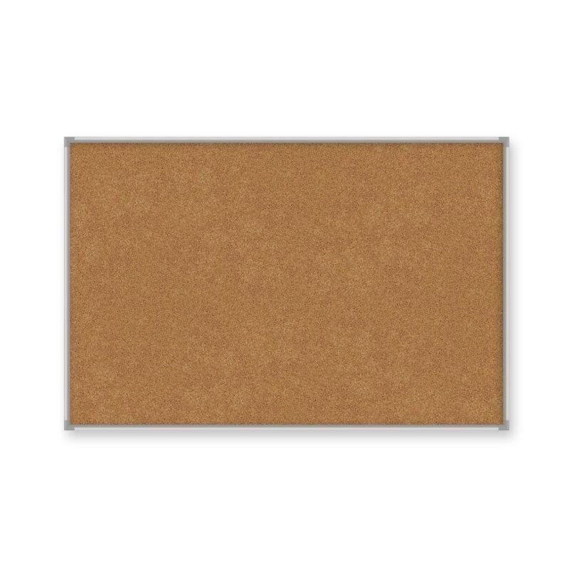 Tablica korkowa TK w ramie aluminiowej 60x90 cm - widok od frontu