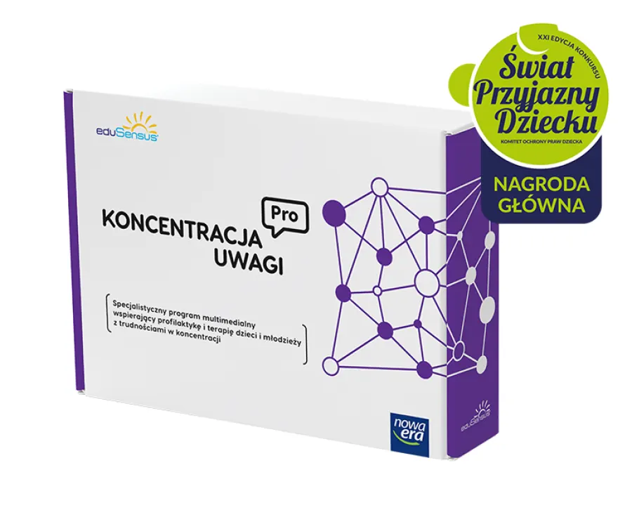 eduSensus Koncentracja Uwagi PRO - pudełko programu