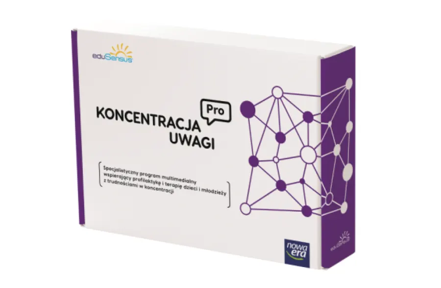 eduSensus Koncentracja uwagi PRO - opakowanie programu