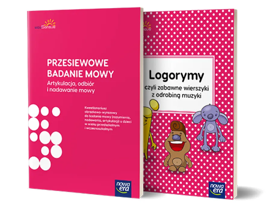 Przesiewowe badanie mowy i publikacje drukowane w zestawie Logopedia PRO