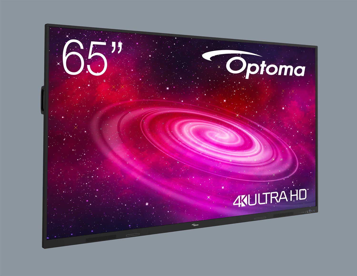 Monitor interaktywny Optoma 1651RK 65 cali - widok od frontu