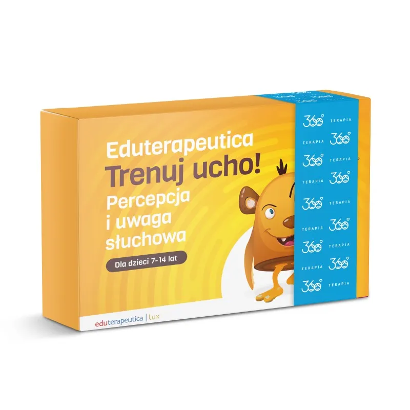 Eduterapeutica Lux Trenuj ucho! Pakiet - widok pudełka z zestawem multimedialnym