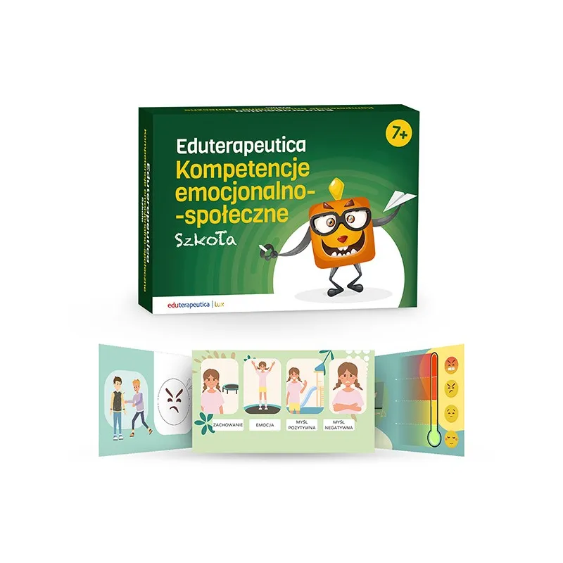 Ekran ćwiczenia multimedialnego w programie Eduterapeutica Lux Kompetencje społeczno-emocjonalne