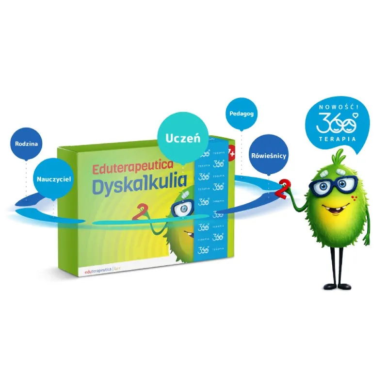 Eduterapeutica Lux Dyskalkulia - karty pracy i pomoce edukacyjne