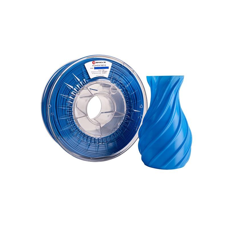 Filament Banach 3D PET-G - szpula z filamentem niebieskim
