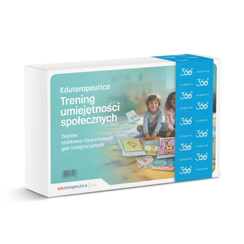 Eduterapeutica Lux - Trening umiejętności społecznych Zestaw stolikowo-dywanowych gier integracyjnych - zdjęcie 2