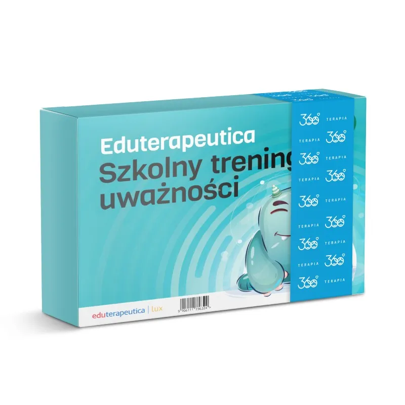 Eduterapeutica Lux - Szkolny Trening Uważności - widok opakowania i materiałów