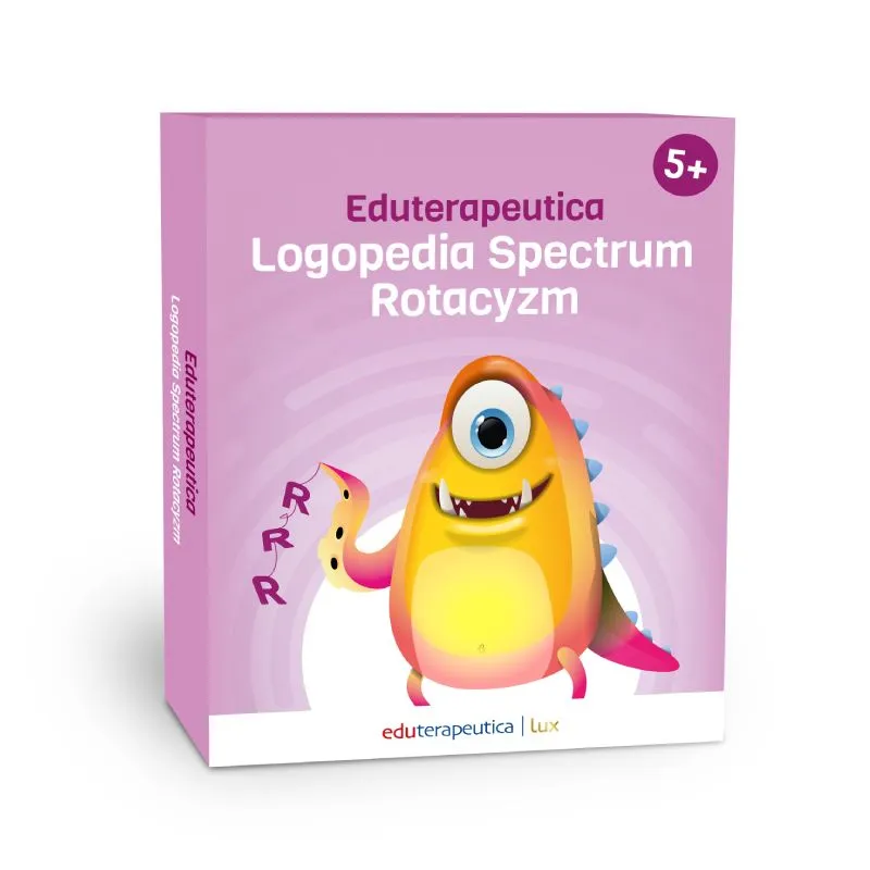 Eduterapeutica Lux Logopedia Spectrum Rotacyzm - opakowanie programu multimedialnego