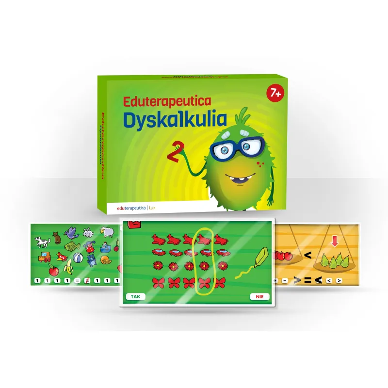 Eduterapeutica Lux - Dyskalkulia - interaktywne ćwiczenia matematyczne