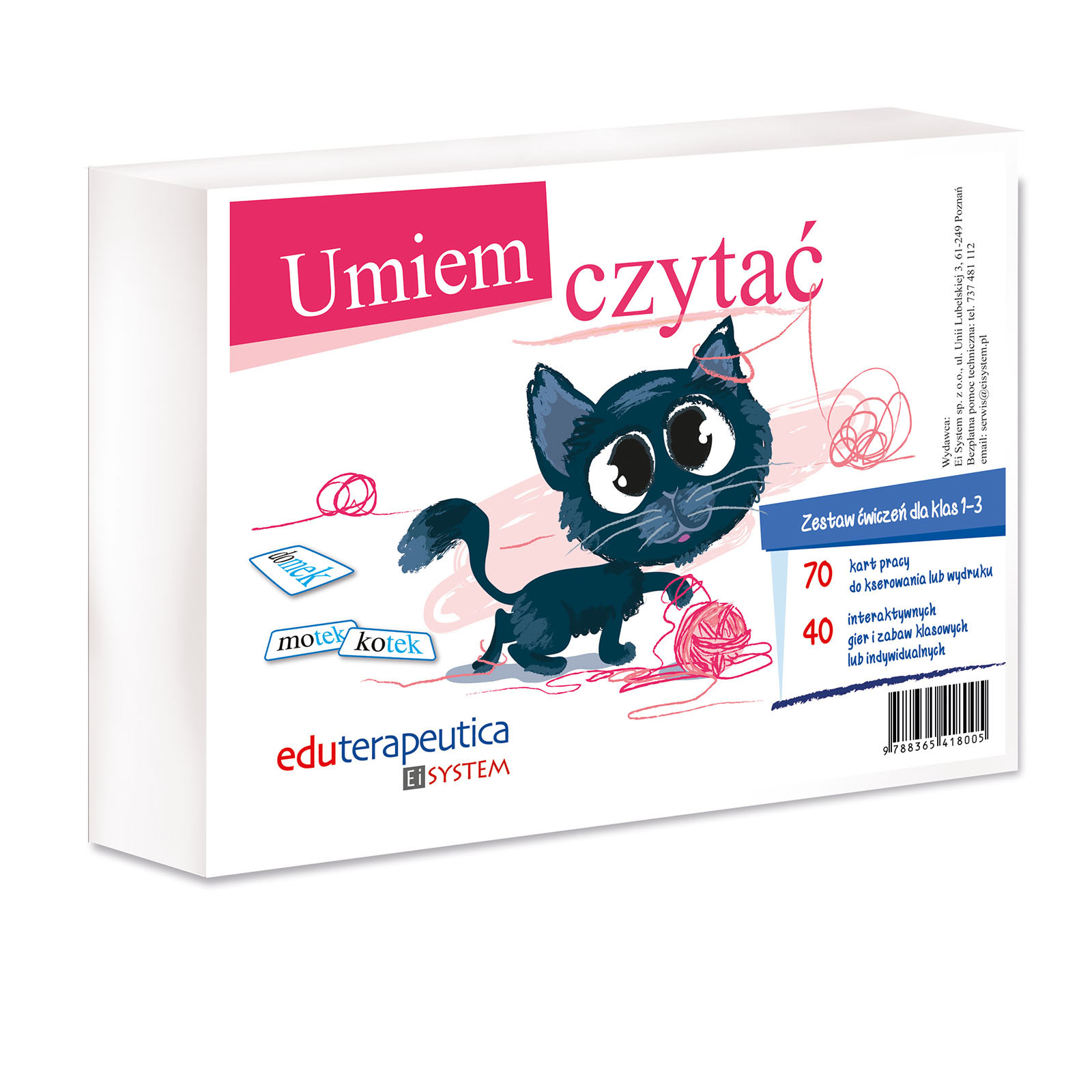Eduterapeutica - Umiem czytać - pudełko programu multimedialnego