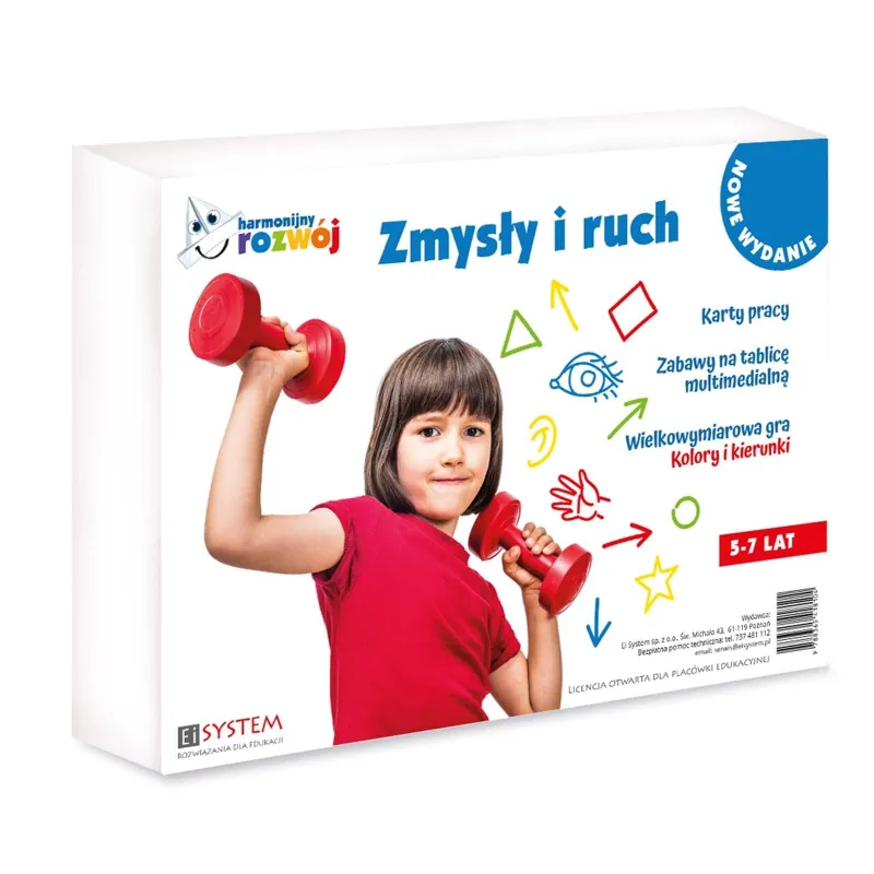 Harmonijny Rozwój – Zmysły i ruch - program multimedialny (wiek 5-7 lat) - widok produktu