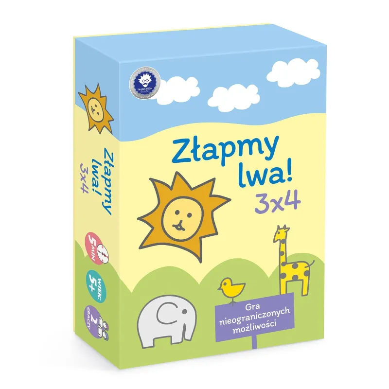 Złapmy lwa 3x4 - gra dywanowa z poduszkami