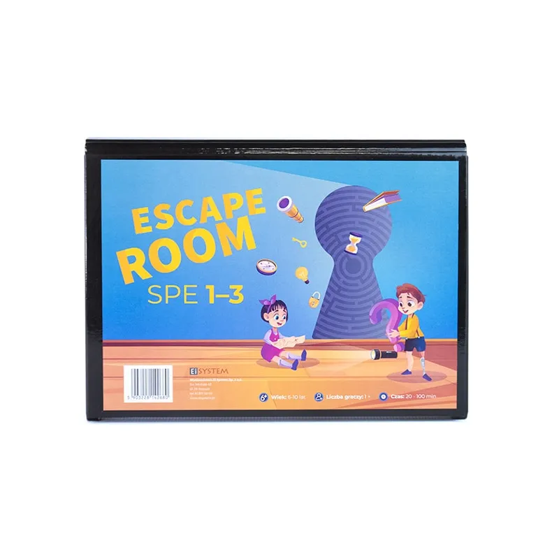 Gra Escape Room SPE 1-3 Ei System - widok opakowania zestawu edukacyjnego
