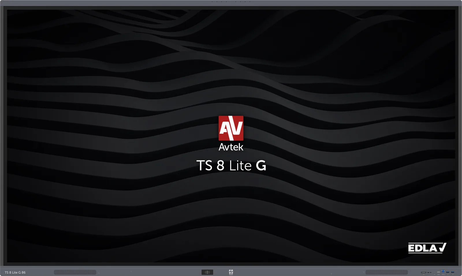 Monitor interaktywny Avtek TS 8 Lite G 86 cali - widok od frontu