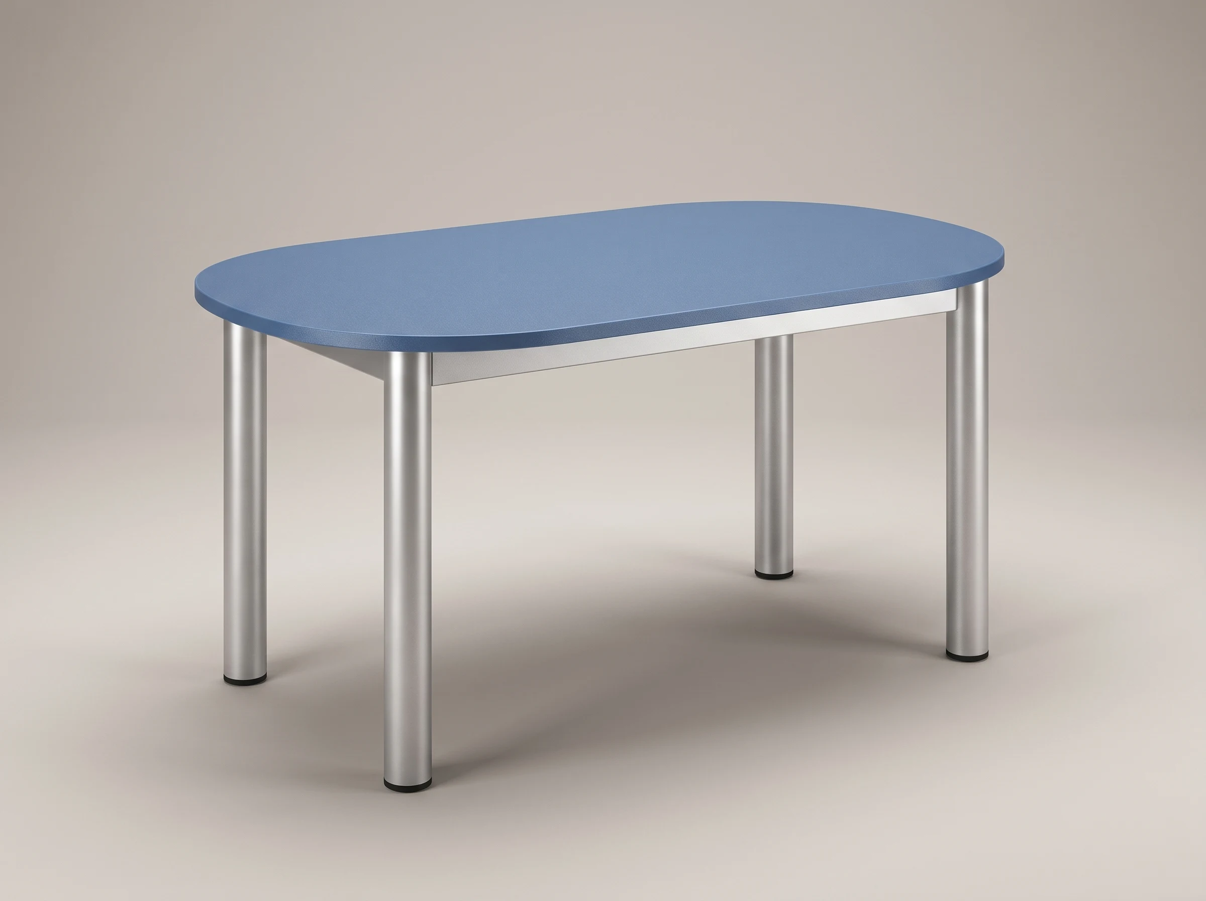 Stół przedszkolny owalny 1200x700 noga fi 60 nr 1, 2 lub 3 - widok produktu
