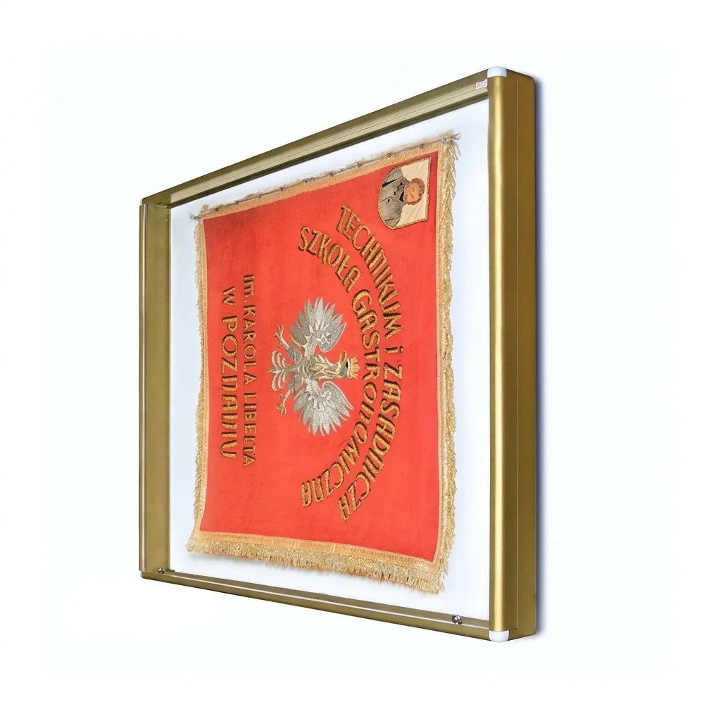 Gablota na sztandar GSZ 100x100x10 cm - zdjęcie 6
