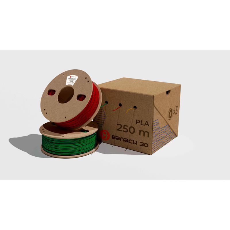 Podajnik i szpule filamentu PLA 250m Banach Master 3D