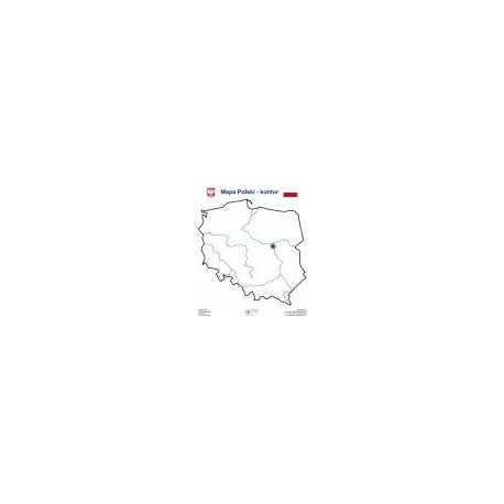Nakładka suchościeralna Mapa Polski Kontur - zdjęcie 4