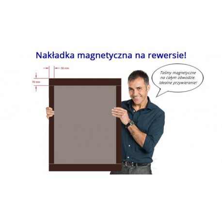 Nakładka suchościeralna magnetyczna KALENDARZ ZEGAR + karty pracy - zdjęcie 4