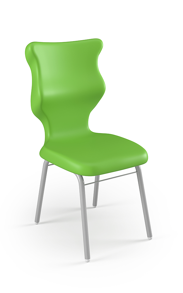 Dobre krzesło ergonomiczne Classic Entelo szkolne przedszkolne - Zielony RAL 6018