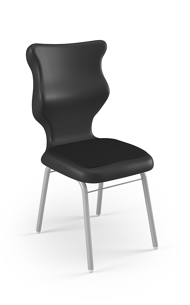 Dobre krzesło ergonomiczne Classic Soft Entelo szkolne przedszkolne - Czarny RAL 9005
