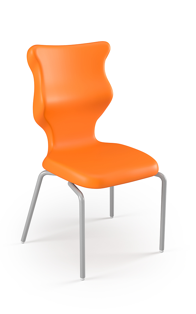 Dobre krzesło ergonomiczne Spider Entelo szkolne przedszkolne - Pomarańczowy RAL 2004