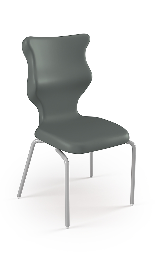 Dobre krzesło ergonomiczne Spider Entelo szkolne przedszkolne - Szary RAL 7031