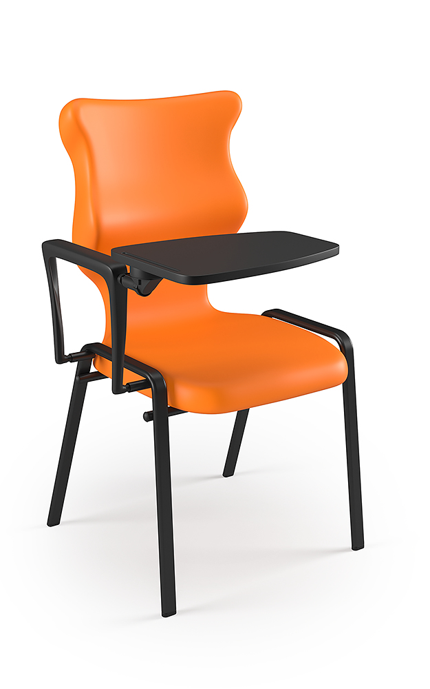 Dobre krzesło ergonomiczne Student Plus Entelo szkolne - Pomarańczowy RAL 2004